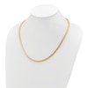 Thumbnail Image 3 of High-Polish Square Barrel Chain Necklace 24K Yellow Gold 18&quot; 3.0mm