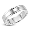 Thumbnail Image 2 of Men's High-Polish Wedding Band 14K White Gold 6.0mm