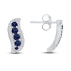 Thumbnail Image 2 of Kallati Natural Blue Sapphire Earrings 1/4 ct tw 14K White Gold