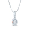 Thumbnail Image 3 of Pnina Tornai Oval & Round Diamond Pendant Necklace 3/4 ct tw 14K White Gold