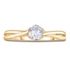 Thumbnail Image 3 of Diamond Solitaire Twist Engagement Ring 3/4 ct tw Round 14K Yellow Gold (I2/I)