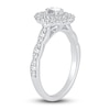 Thumbnail Image 2 of Diamond Engagement Ring 3/4 ct tw Oval/Round 14K White Gold