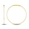 Thumbnail Image 2 of Round Endless Hoop Earrings 14K Yellow Gold 25mm