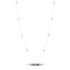 Thumbnail Image 1 of Natural Citrine Station Necklace Sterling Silver 18&quot;