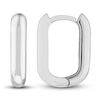 Thumbnail Image 2 of Huggie Earrings 14K White Gold 15mm