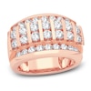 Thumbnail Image 1 of Men's Diamond Ring 3 ct tw Round 14K Rose Gold