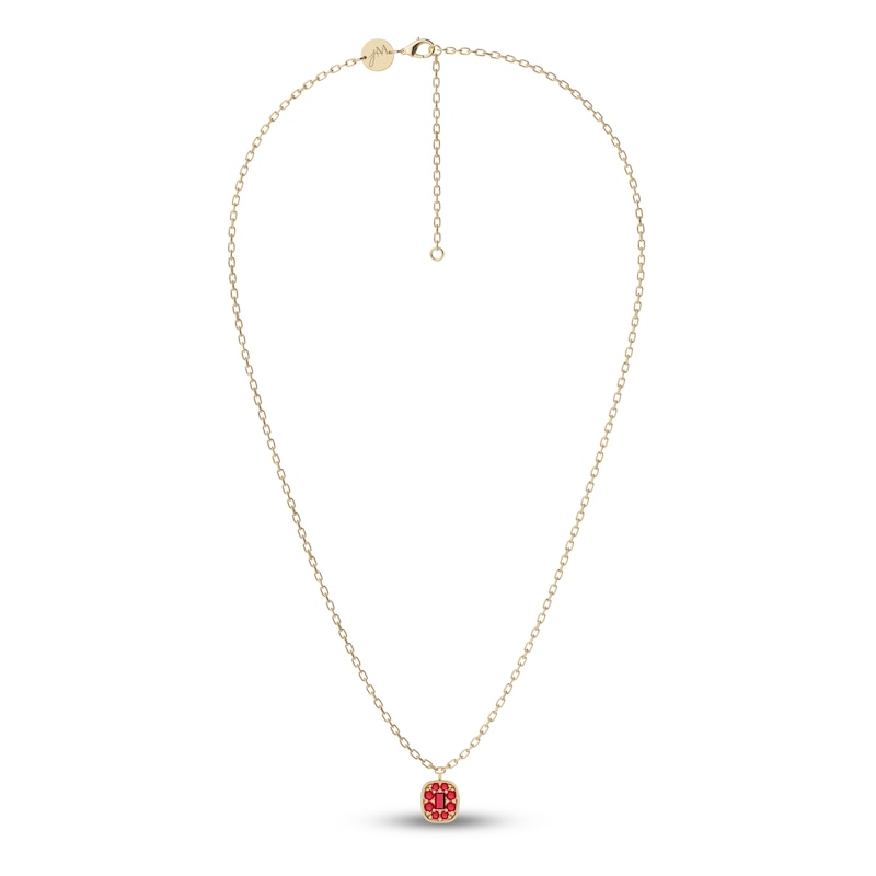 Main Image 2 of Juliette Maison Natural Ruby Pendant Necklace 10K Yellow Gold