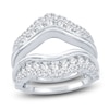 Thumbnail Image 1 of Lab-Created Diamond Enhancer Band 1-1/4 ct tw Round 14K White Gold