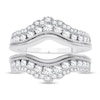 Thumbnail Image 3 of Lab-Created Diamond Enhancer Band 1-1/4 ct tw Round 14K White Gold