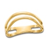 Thumbnail Image 1 of High-Polish Double Wave Ring 14K Yellow Gold