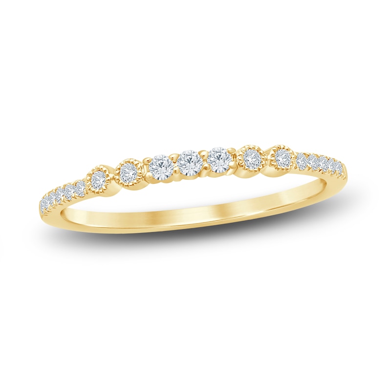 Diamond Stackable Ring 1/6 ct tw Round 14K Yellow Gold