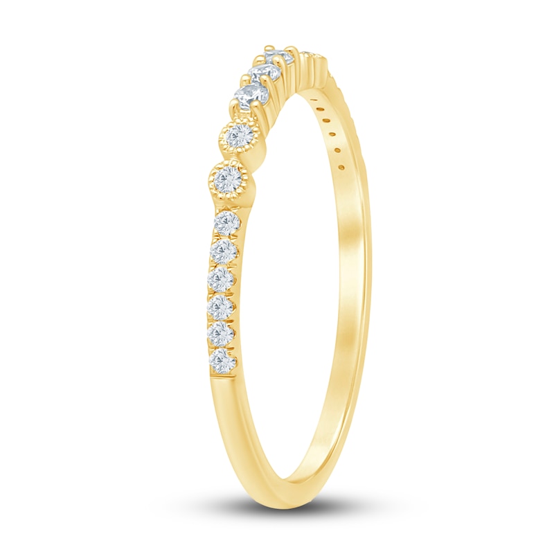 Main Image 2 of Diamond Stackable Ring 1/6 ct tw Round 14K Yellow Gold