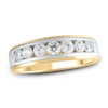 Thumbnail Image 0 of Men's Lab-Created Diamond Anniversary Band 1 ct tw Round 14K Two-Tone Gold