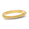 Thumbnail Image 1 of Textured Bangle Bracelet 14K Yellow Gold 7.8mm