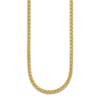 Thumbnail Image 2 of High-Polish Double Curb Chain Necklace 24K Yellow Gold 20&quot; 4.4mm