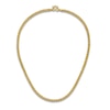 Thumbnail Image 4 of High-Polish Double Curb Chain Necklace 24K Yellow Gold 20&quot; 4.4mm