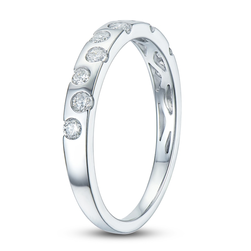 Main Image 2 of Diamond Bezel Anniversary Band 3/8 ct tw 14K White Gold