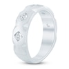 Thumbnail Image 1 of Men's Diamond Anniversary Ring 1/2 ct tw 14K White Gold