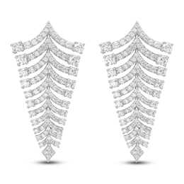 Brilliant Moments Diamond Drop Earrings 5 ct tw 14K White Gold