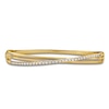 Thumbnail Image 0 of Blue Nile X Jared Diamond Crossover Bangle Bracelet 1 ct tw 14K Yellow Gold