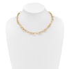 Thumbnail Image 1 of Blue Nile X Jared Tapered Oval Link Necklace 14K Yellow Gold 18"