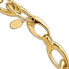 Thumbnail Image 5 of Blue Nile X Jared Tapered Oval Link Necklace 14K Yellow Gold 18"