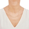 Thumbnail Image 5 of Italia D'Oro Hollow Paperclip Chain Necklace & Bracelet Set 14K Yellow Gold