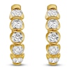 Thumbnail Image 1 of Blue Nile X Jared Diamond Scalloped Hoop Earrings 1 ct tw 14K Yellow Gold