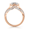 Thumbnail Image 2 of J'Lure Lab-Created Diamond Hexagon Step-Cut Engagement Ring 3-1/2 ct tw 18K Rose Gold