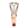 Thumbnail Image 3 of J'Lure Lab-Created Diamond Hexagon Step-Cut Engagement Ring 3-1/2 ct tw 18K Rose Gold