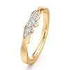 Thumbnail Image 4 of J'Lure Lab-Created Diamond Scalloped Wedding Band 1/5 ct tw 18K Yellow Gold