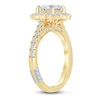 Thumbnail Image 2 of Pnina Tornai Princess-Cut Lab-Created Diamond Halo Engagement Ring 1-3/4 ct tw 14K Yellow Gold