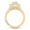 Thumbnail Image 4 of Pnina Tornai Princess-Cut Lab-Created Diamond Halo Engagement Ring 1-3/4 ct tw 14K Yellow Gold