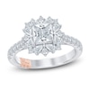 Thumbnail Image 1 of Pnina Tornai Princess-Cut Lab-Created Diamond Halo Engagement Ring 1-3/4 ct tw 14K White Gold