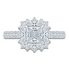 Thumbnail Image 3 of Pnina Tornai Princess-Cut Lab-Created Diamond Halo Engagement Ring 1-3/4 ct tw 14K White Gold