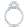 Thumbnail Image 4 of Pnina Tornai Princess-Cut Lab-Created Diamond Halo Engagement Ring 1-3/4 ct tw 14K White Gold