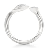 Thumbnail Image 2 of J'Lure Lab-Created Diamond Wedding Band 1/10 ct tw 18K White Gold