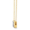 Thumbnail Image 2 of Le Vian Tramonto D'Oro Denim Ombré Sapphire Bar Necklace 14K Honey Gold 18&quot;