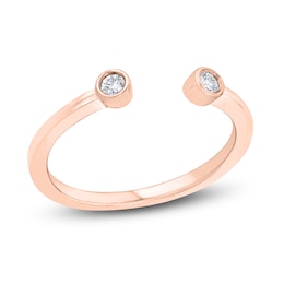 Diamond Ring 1/15 ct tw Round 10K Rose Gold