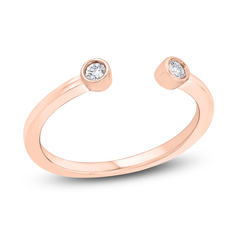 Main Image 1 of Diamond Ring 1/15 ct tw Round 10K Rose Gold