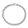 Thumbnail Image 1 of Men's Polished Chain Bracelet 14K White Gold 4.0mm 8.5&quot;