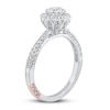 Thumbnail Image 1 of Pnina Tornai Romantic Rose Diamond Engagement Ring 1-1/4 ct tw Round 14K White Gold