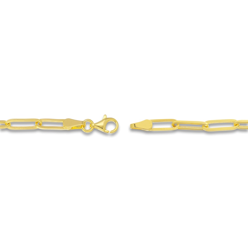 Main Image 7 of Solid Curb & Paperclip Chain Bracelet Set 14K Yellow Gold 8&quot;