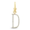 Thumbnail Image 0 of Charm'd by Lulu Frost Diamond Letter D Charm 1/10 ct tw Pavé Round 10K Yellow Gold
