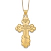 Thumbnail Image 1 of Cross Pendant Necklace 14K Yellow Gold 18&quot;