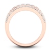 Thumbnail Image 4 of Diamond 4-Row Anniversary Band 1 ct tw Round 14K Rose Gold