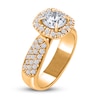 Thumbnail Image 2 of Diamond Halo Engagement Ring 1-5/8 ct tw Round 14K Yellow Gold