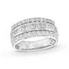 Thumbnail Image 1 of Kallati Diamond Ring 1-1/2 ct tw Round/Princess/Baguette 14K White Gold