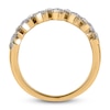 Thumbnail Image 2 of Brown & White Diamond Ring 1 ct tw Round/Baguette 14K Yellow Gold