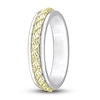 Thumbnail Image 1 of Y-Knot Women's Wedding Band 14K Two-Tone Gold 4.5mm
